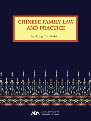 cover image of Chinese Family Law and Practice
